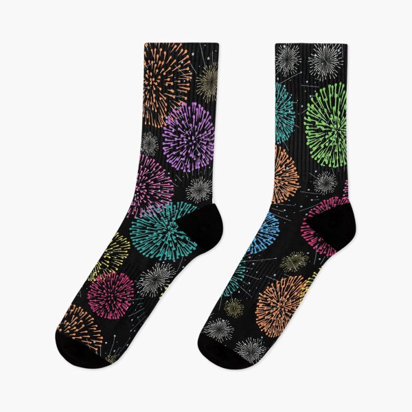 Aperçu de l'œuvre Motif de feux d'artifice coloré créée et vendue par MixedBagMerch.
