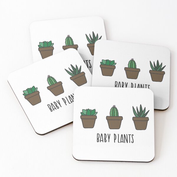Item preview, baby plants sticker pack designed and sold by letterwithviv.