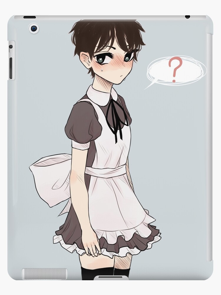 Halt in a maid dress=~