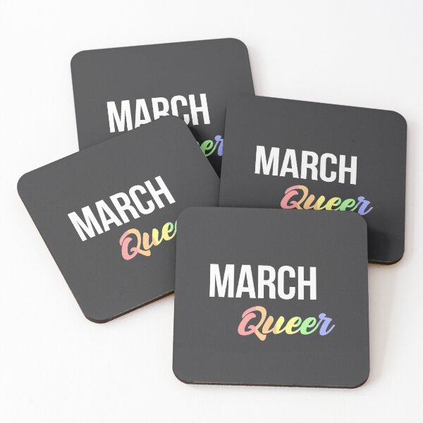 Item preview, Born in march Birthday quote Queer lgbt flag color designed and sold by FrenchsTuck.