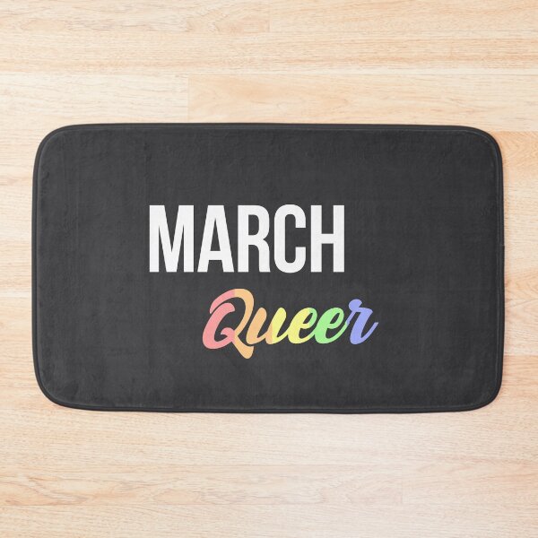 Item preview, Born in march Birthday quote Queer lgbt flag color designed and sold by FrenchsTuck.