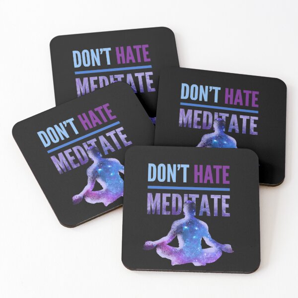 Item preview, Don’t Hate Meditate  designed and sold by mwebba2005.