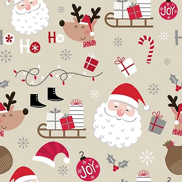 Artwork thumbnail, Cute Christmas Pattern by PatternSquare
