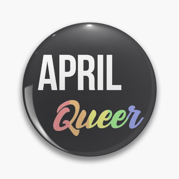 Item preview, Born in april Birthday quote Queer lgbt flag color designed and sold by FrenchsTuck.