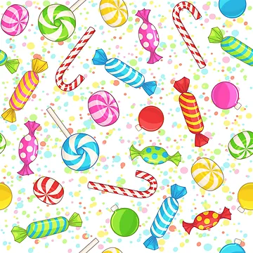 Artwork thumbnail, Christmas Sweets Pattern by PatternSquare