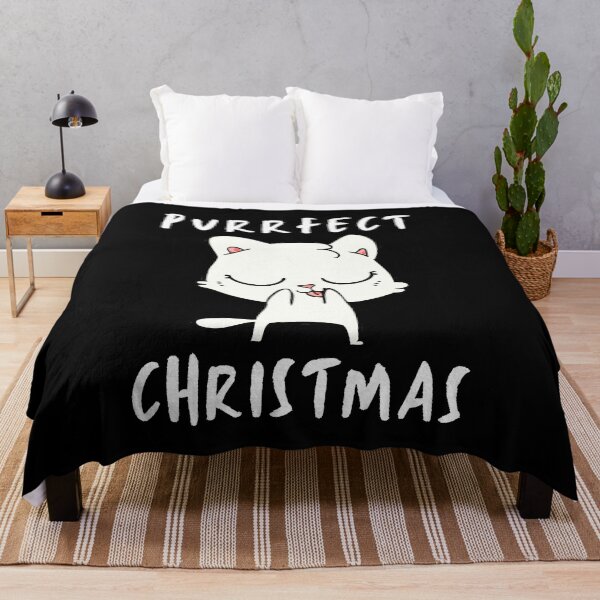 Item preview, Wishing You A Purrfect Christmas For Cat Lovers designed and sold by WarmlyGreetings.