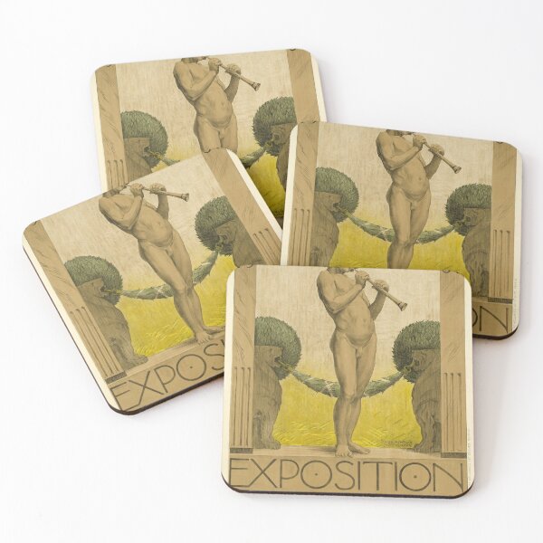 Item preview, retro societe des amis des arts exposition salle ld robert neuchatel designed and sold by CorasPosters.
