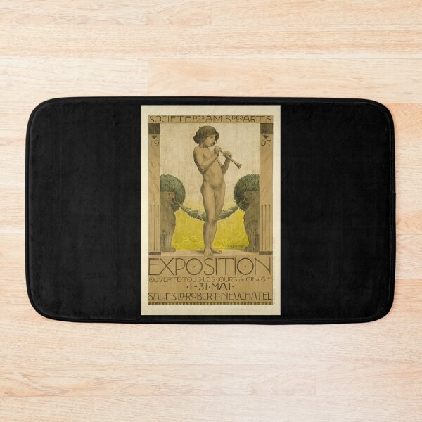 Item preview, retro societe des amis des arts exposition salle ld robert neuchatel designed and sold by CorasPosters.