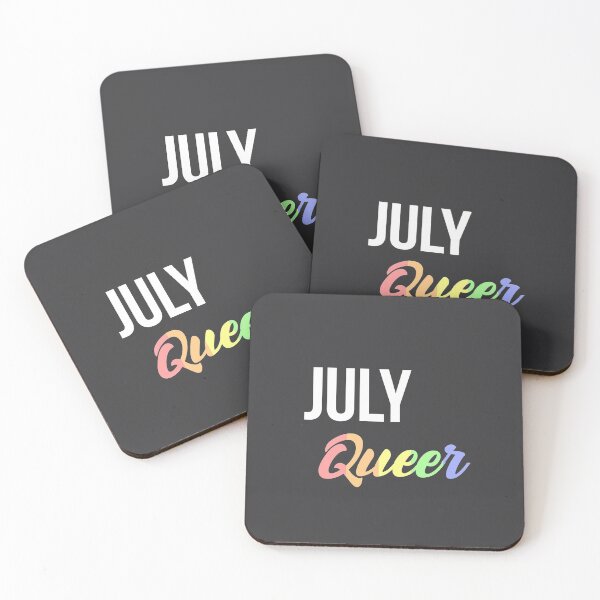 Item preview, Born in july Birthday quote Queer lgbt flag color designed and sold by FrenchsTuck.