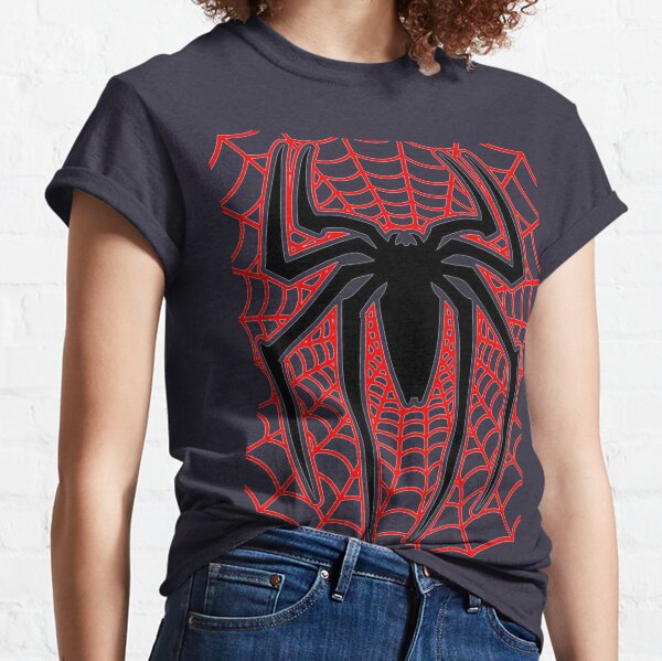 Marvel Juniors Spider-Man Into The Spider-Verse Web Head Red T-Shirt 