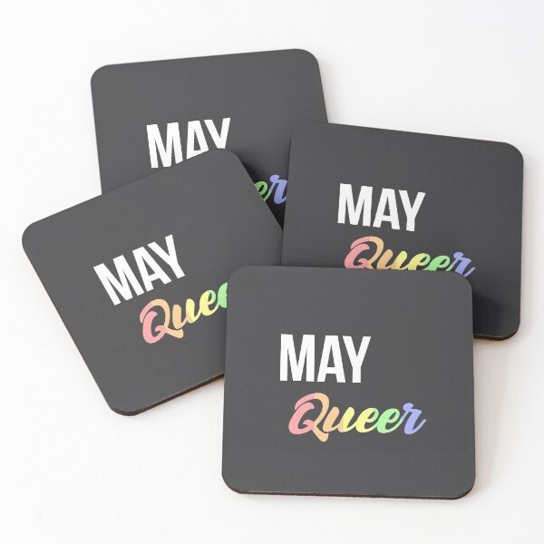 Item preview, Born in May Birthday quote Queer lgbt flag color designed and sold by FrenchsTuck.