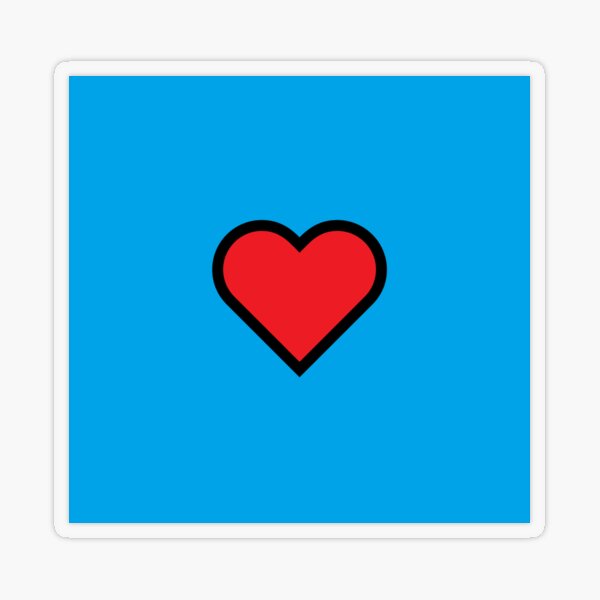 Smiley Heart, Emoji Transparent Sticker