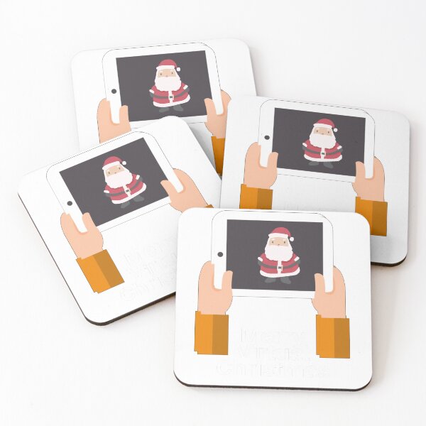 Item preview, Merry Virtual Christmas Santa on pad designed and sold by unclejab.