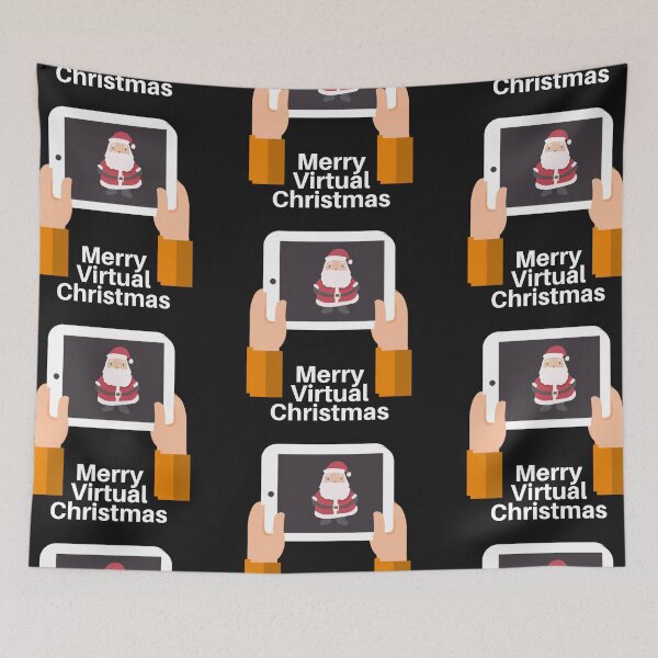 Item preview, Merry Virtual Christmas Santa on pad designed and sold by unclejab.