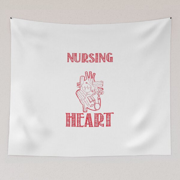 Item preview, Nursing Is Work of Heart designed and sold by Jumbodeals.
