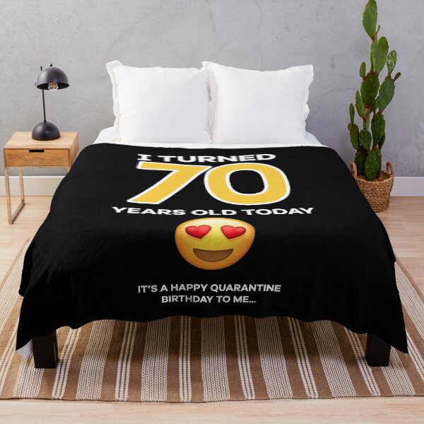 Item preview, I Turned 70 Years Old Today - Its a Happy Quarantine Birthday to me... designed and sold by faidhan2001.