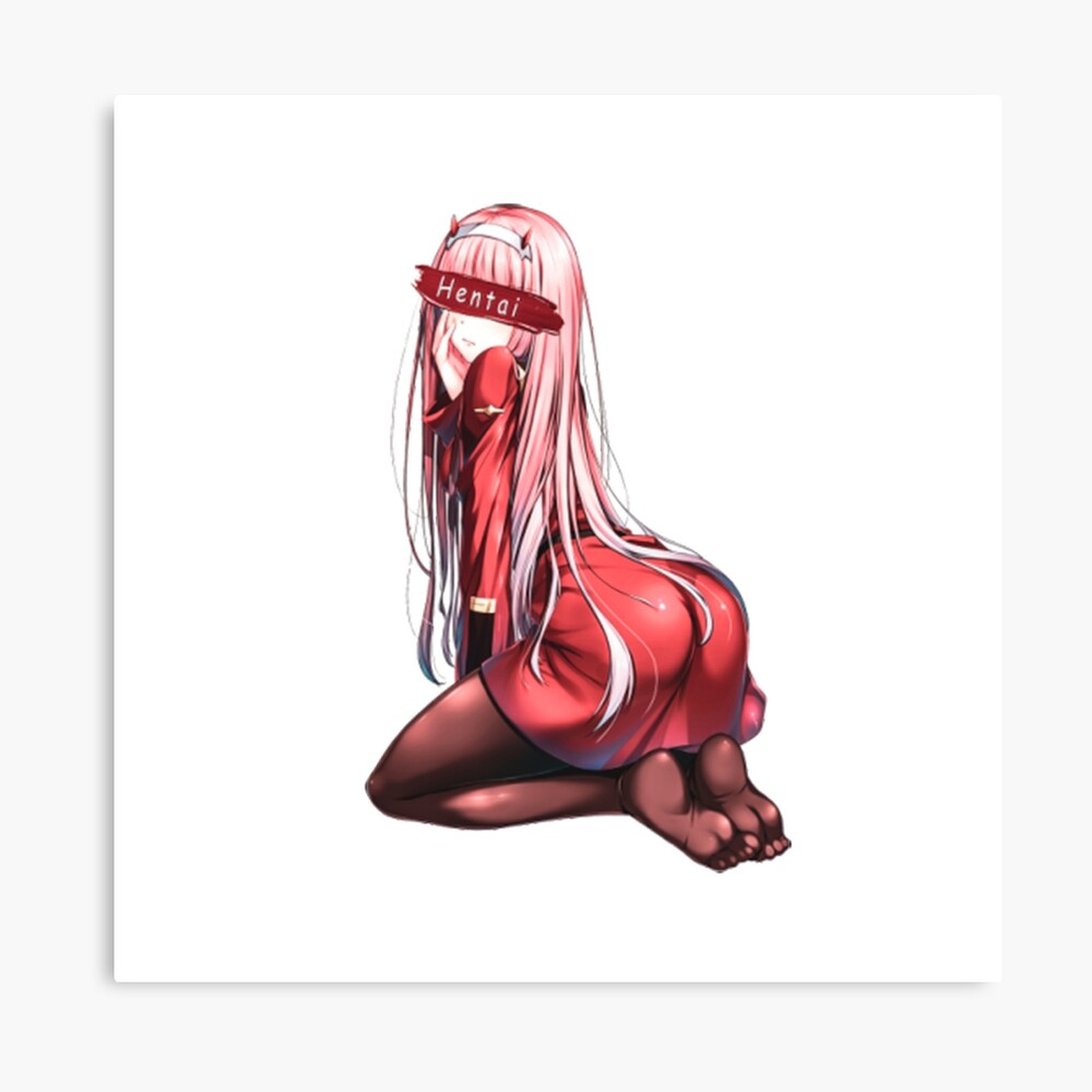 Anime. Darling in the FranXX. Zero two (02). Senpai. Hentai. Colorful.