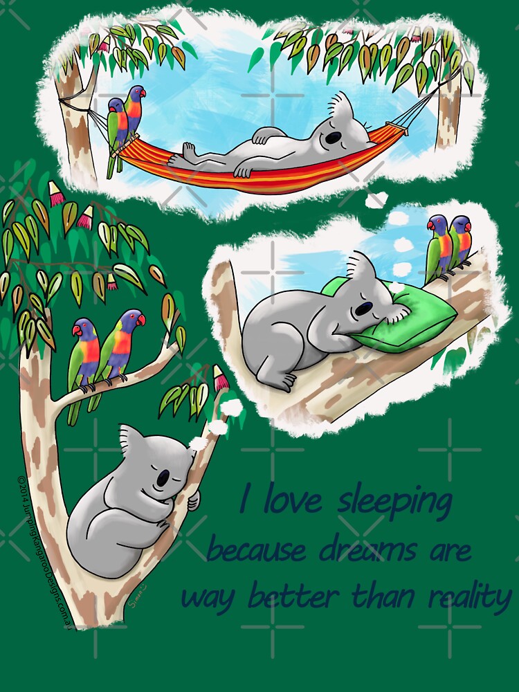 Koala dreams - I love sleeping by JumpingKangaroo