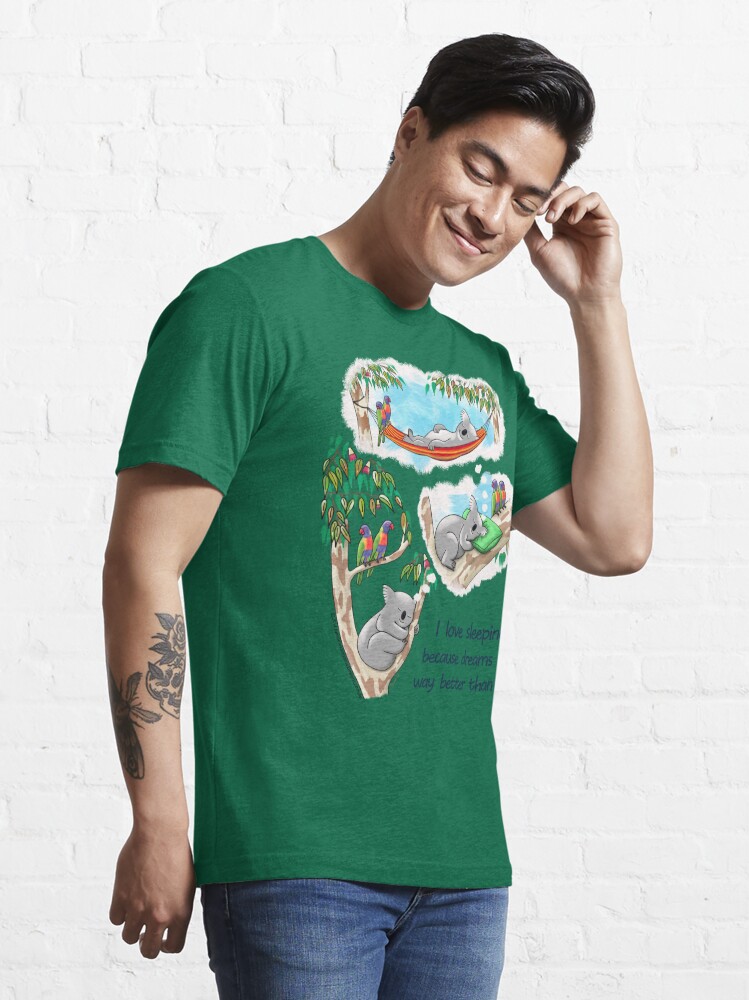 Alternate view of Koala dreams - I love sleeping Essential T-Shirt