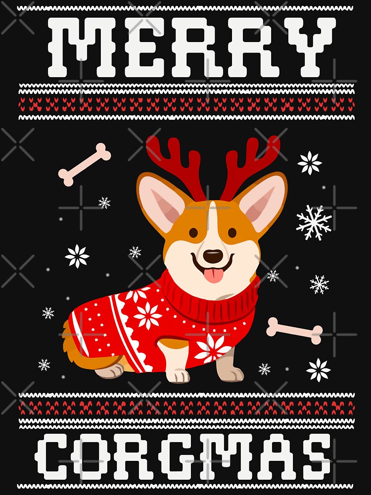 Disover Merry Corgmas Ugly Classic T-Shirt