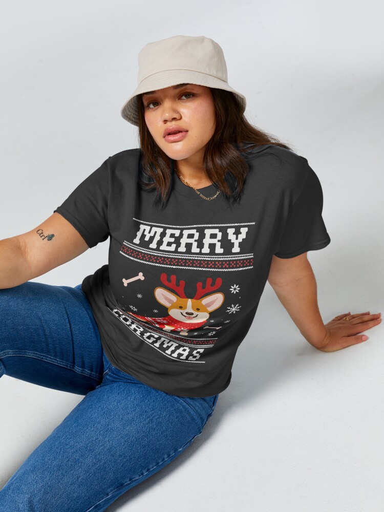 Discover Merry Corgmas Ugly Classic T-Shirt
