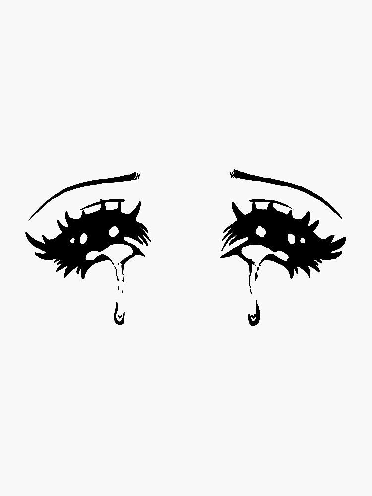 Euphoria Tears SVG  Euphoria Inspired SVG  Crying Eyes Anime  Etsy Canada