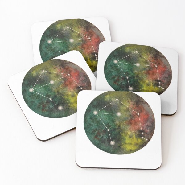 Item preview, Watercolor Zodiac Libra Galaxy designed and sold by maruwatercolor.