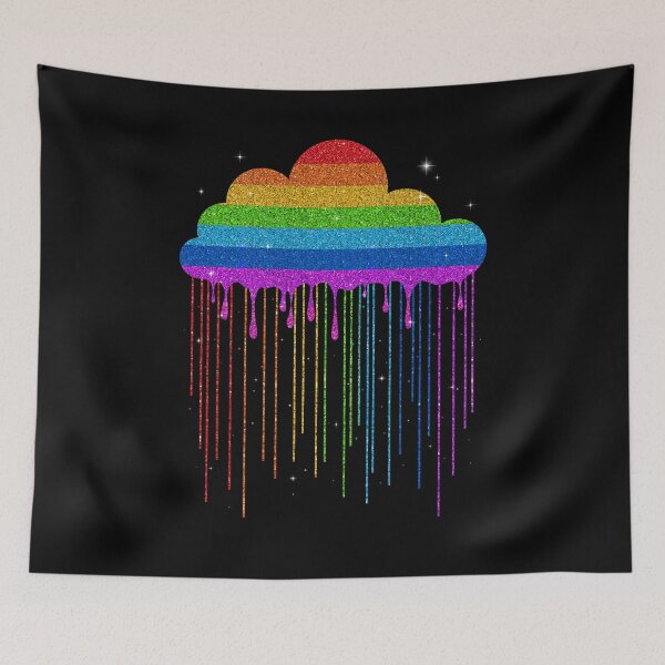 Item preview, Awesome Rainbow Flag Cloud LGBTQ Pride Birthday Shirt Support LGBT Month Themed T Shirt designed and sold by tuanitus.