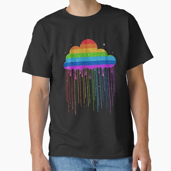 Item preview, Awesome Rainbow Flag Cloud LGBTQ Pride Birthday Shirt Support LGBT Month Themed T Shirt designed and sold by tuanitus.
