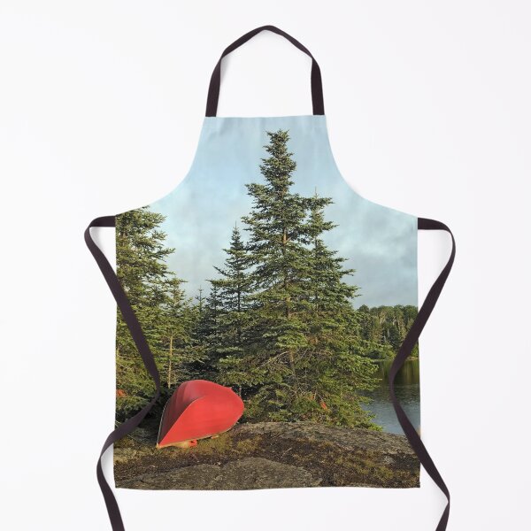 Item preview, Red Canoe in the Pines designed and sold by DreamySteves.
