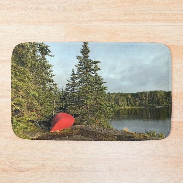 Item preview, Red Canoe in the Pines designed and sold by DreamySteves.