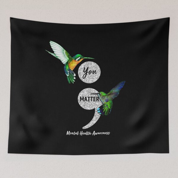 Item preview, Best Memorial Hummingbirds Mental Health Shirt You Matter Awareness Month T Shirt designed and sold by tuanitus.