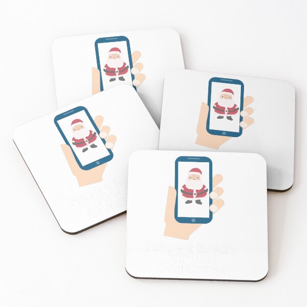 Item preview, Have a Merry Virtual Christmas Santa on phone designed and sold by unclejab.