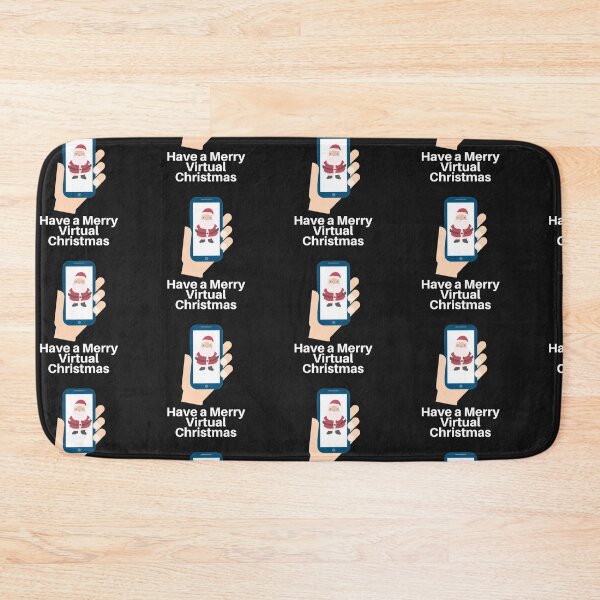 Item preview, Have a Merry Virtual Christmas Santa on phone designed and sold by unclejab.
