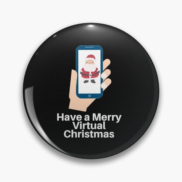 Item preview, Have a Merry Virtual Christmas Santa on phone designed and sold by unclejab.