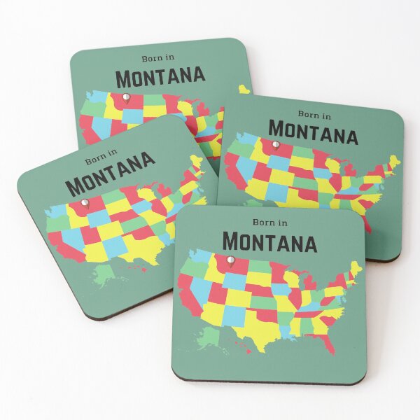 Item preview, Born in Montana designed and sold by CultOfHustlers.
