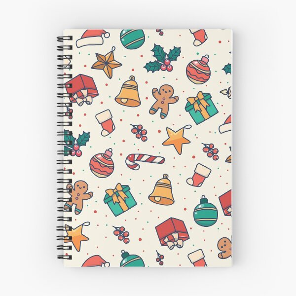 Aperçu de l'œuvre Motif de Noël coloré créée et vendue par PatternSquare.