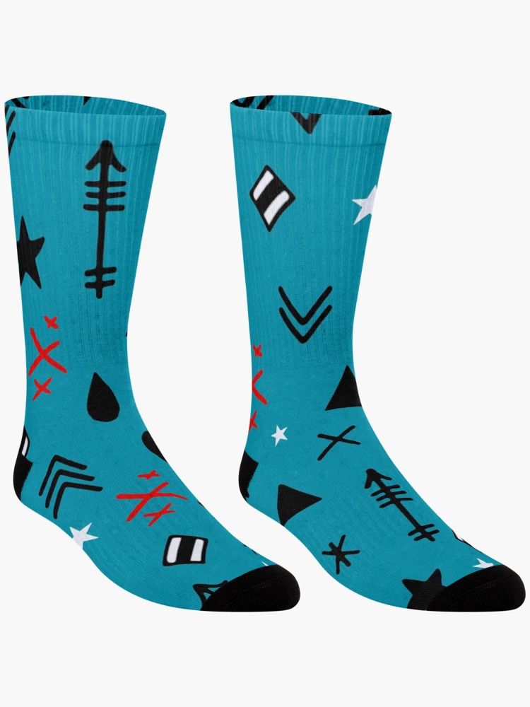 Thumbnail 3 of 5, Socks, Abstract Graphic Pattern designed and sold by MarcSabuncu.