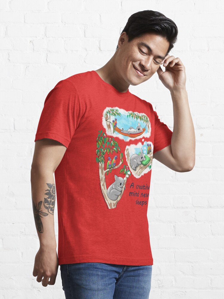 Alternate view of Koala dreams - A creative mind never sleeps Essential T-Shirt