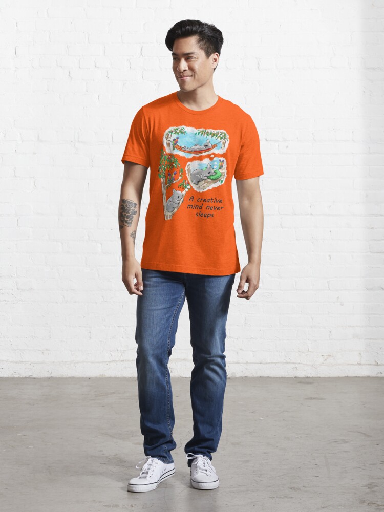 Alternate view of Koala dreams - A creative mind never sleeps Essential T-Shirt