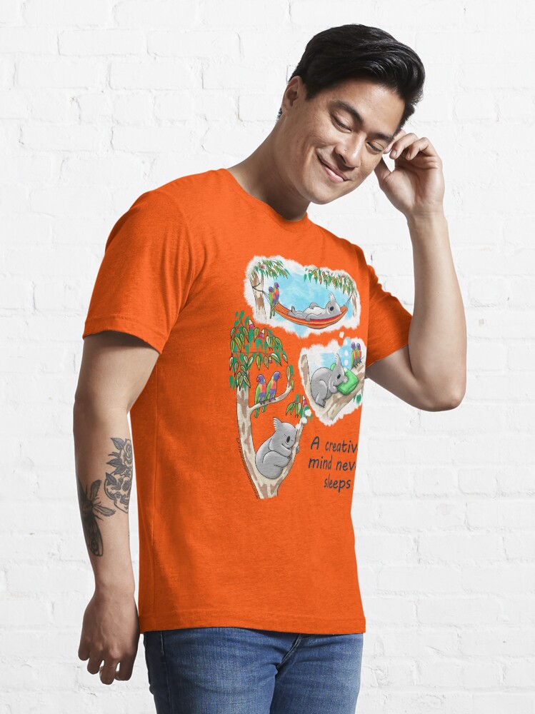 Alternate view of Koala dreams - A creative mind never sleeps Essential T-Shirt