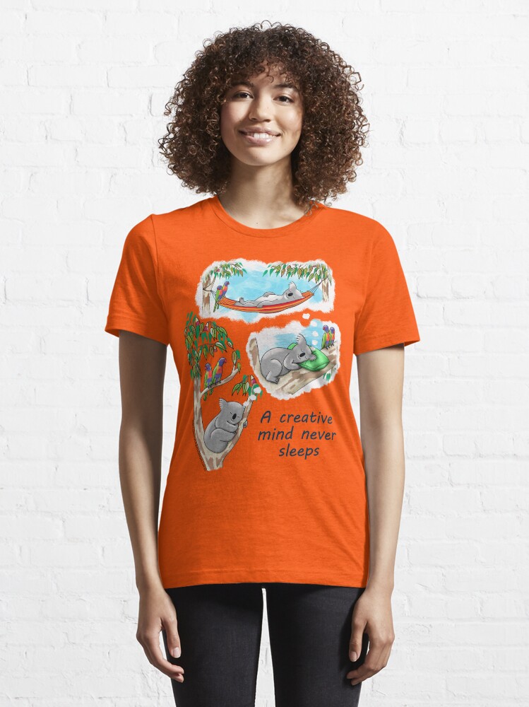 Alternate view of Koala dreams - A creative mind never sleeps Essential T-Shirt