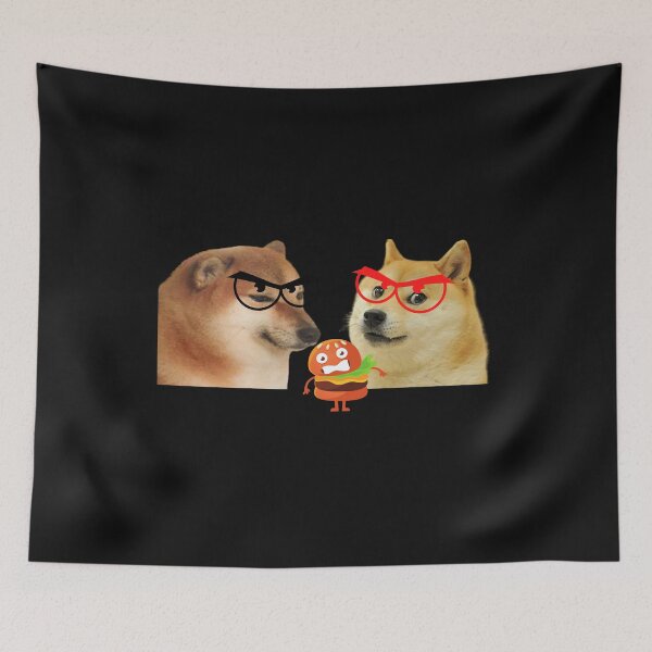 Item preview, Cheemsburger memes cheems designed and sold by mikoala50.