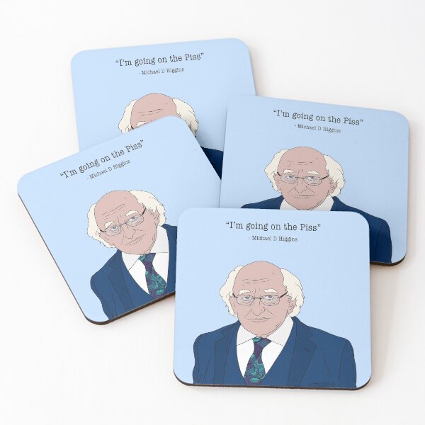 Artikelvorschau, Michael D Higgins entworfen und verkauft von WHITEBITCHCRAFT.