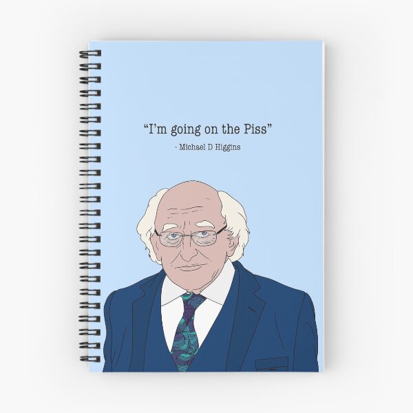 Aperçu de l'œuvre Michael D Higgins créée et vendue par WHITEBITCHCRAFT.