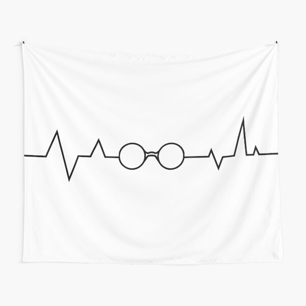 Glasses are my Heart beat Tapestry