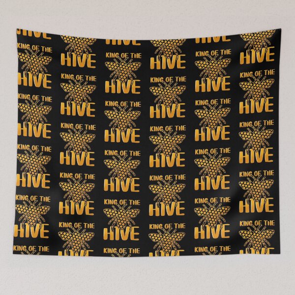 Item preview, King Of The Hive Bee Beekeeper Beekeeping designed and sold by Pubi.