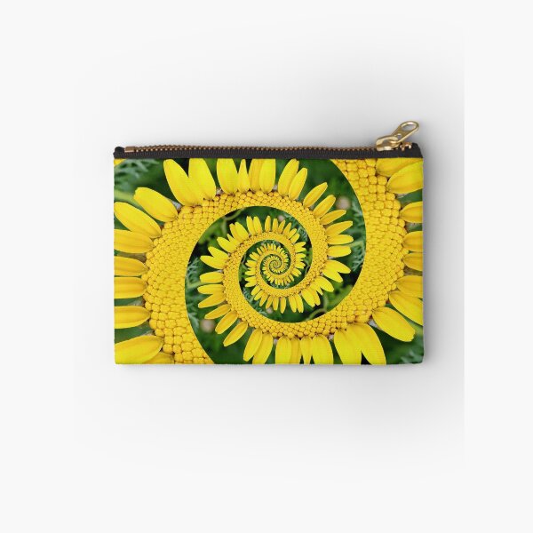 Item preview, Yellow Floral Spiral Droste Effect Design designed and sold by HumusArt.