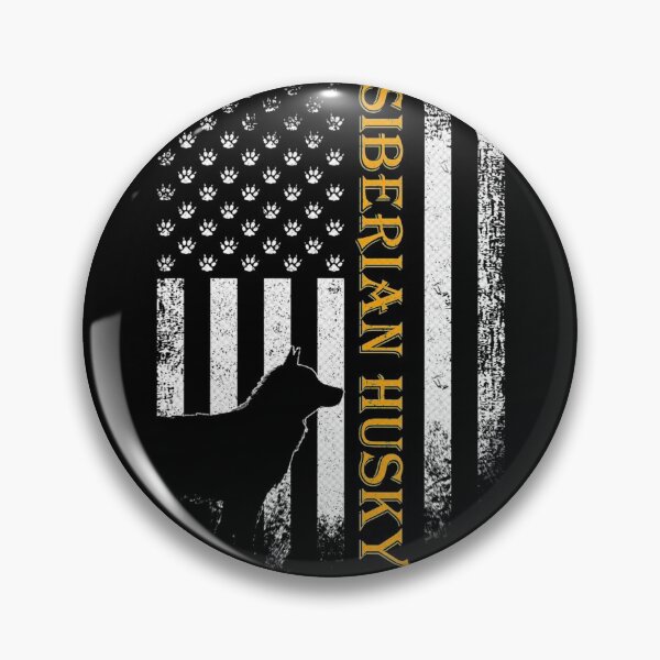 Item preview, Siberian Husky And American Flag  designed and sold by Singleton411.