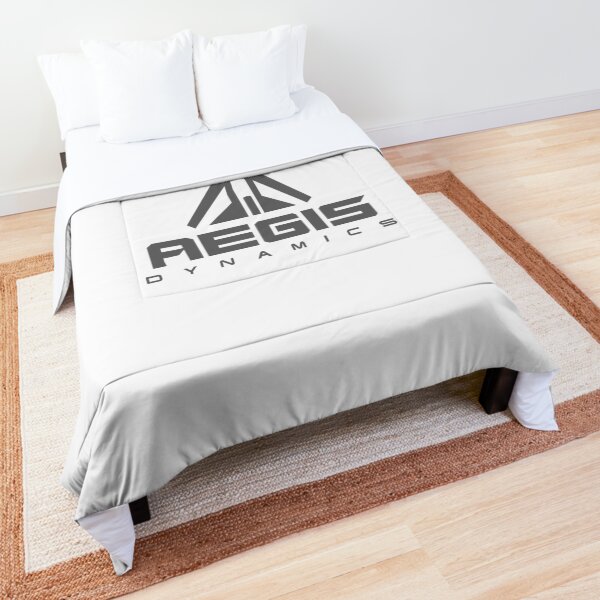Aegis Dynamics Star Citizen Logo Gray Comforter